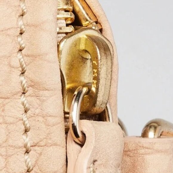 Givenchy Beige Crocodile Stamped Suede Small Pandora Bag - Picture 10 of 12